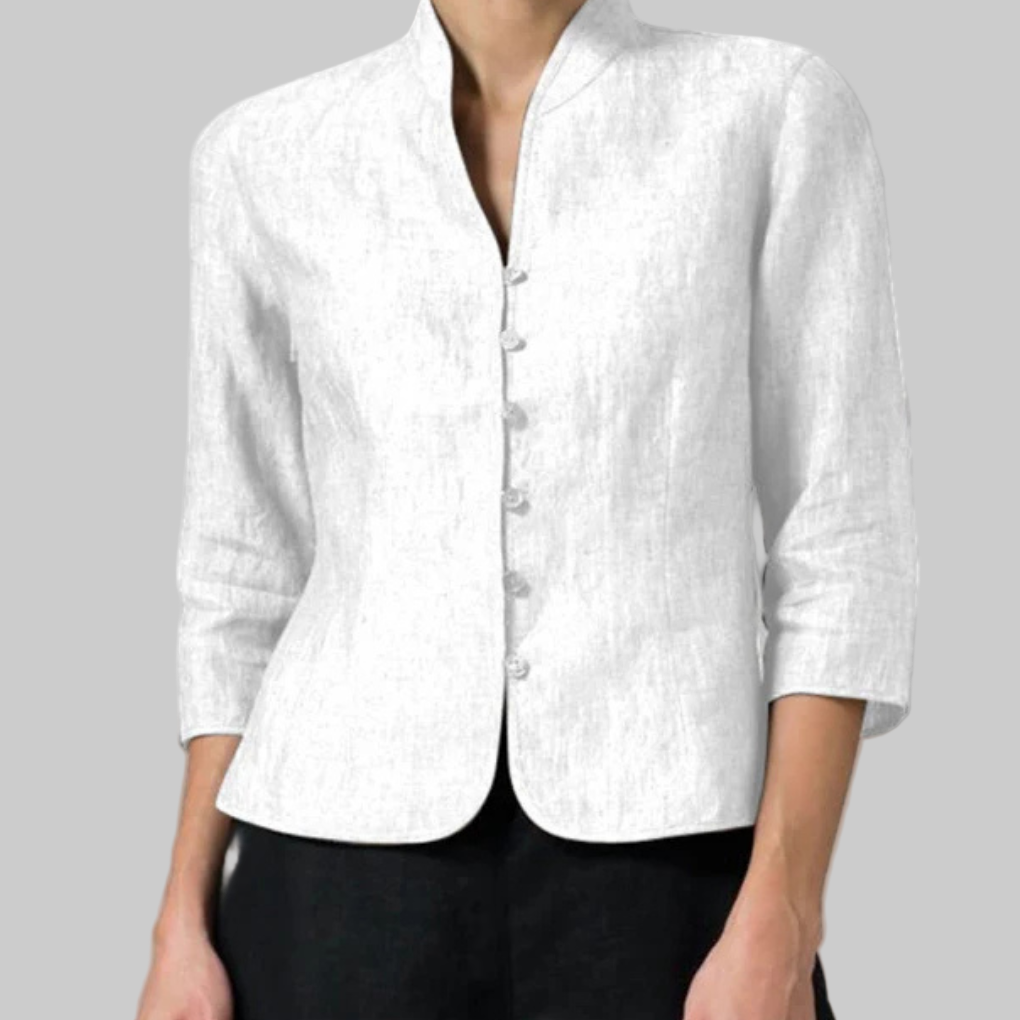 Imogen Mandarin Collar Shirt