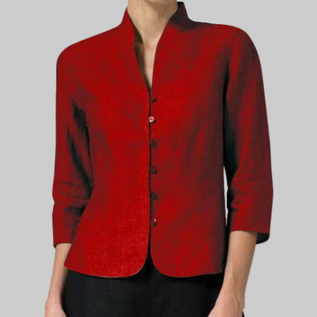 Imogen Mandarin Collar Shirt
