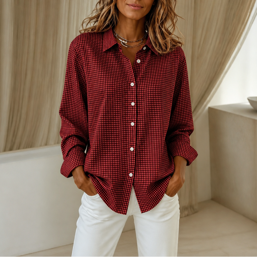 Georgia Retro Plaid Shirt