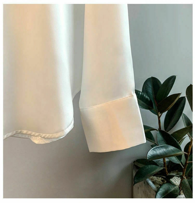 Tessa Satin Long Sleeve Top