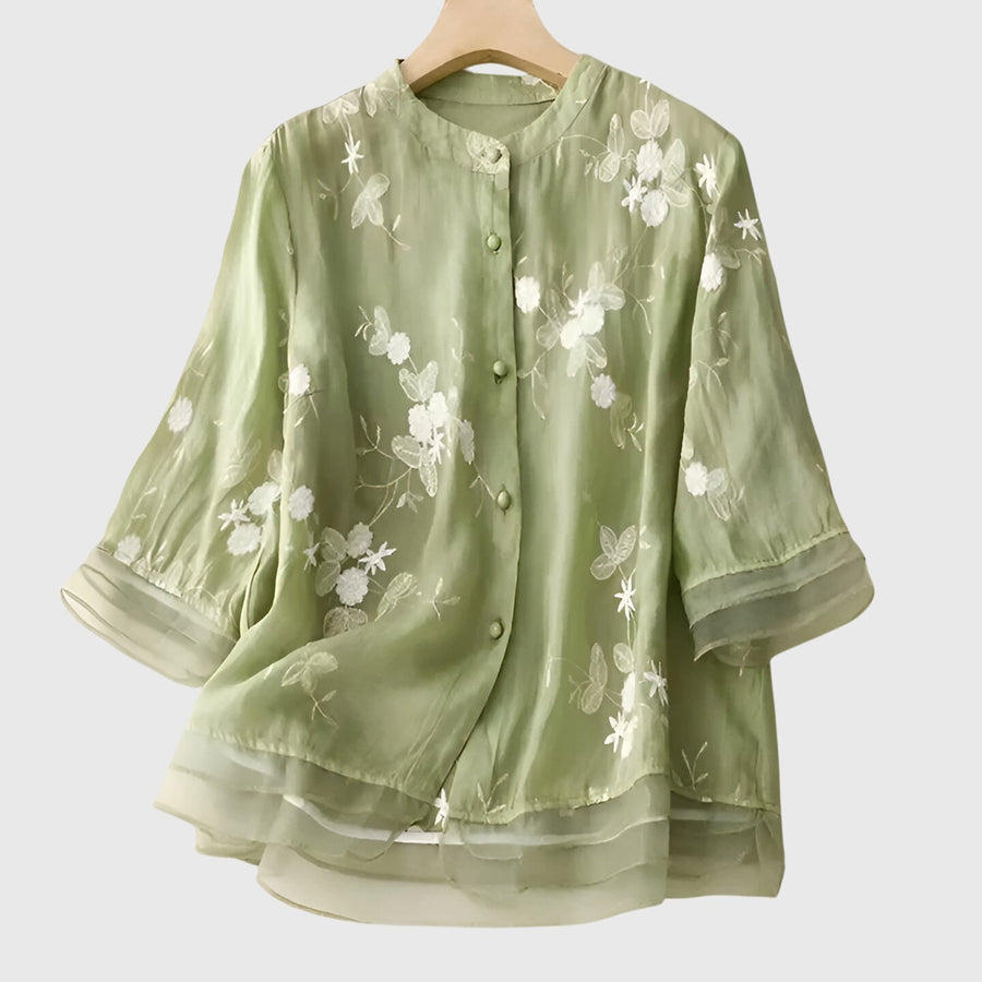 Rosalind Floral Embroidered Blouse
